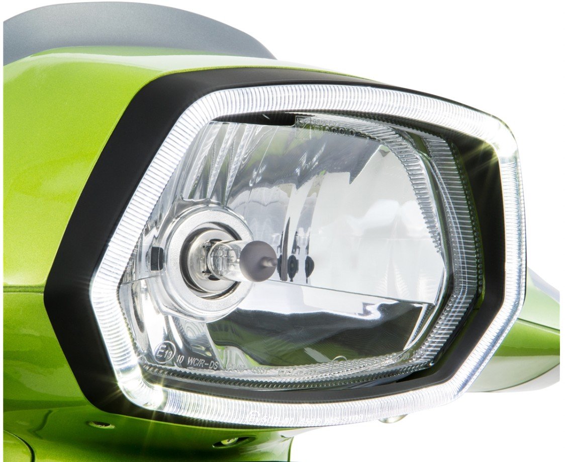 Headlight Frame SIP LED illuminated Matt Black | Vespa Sprint 125-150cc ('13-'18) SIP 79.95 Falan Parts