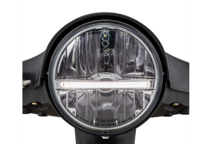 Headlight Unit SIP PERFORMANCE LED Round Ø 143 | Vespa PX80-200/PE/Lusso/'98/MY/'11/LML Star 125-200 2T/4T SIP 232.00 Falan Parts