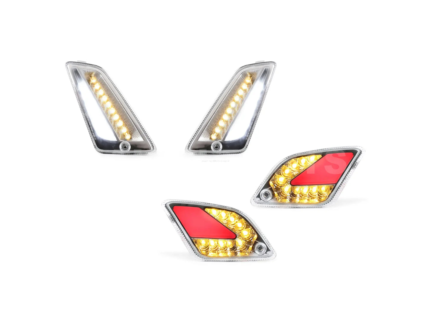 Indicator set front + rear MOTO NOSTRA (-2014) | Vespa GTS 125-300 MOTO NOSTRA Falan Parts