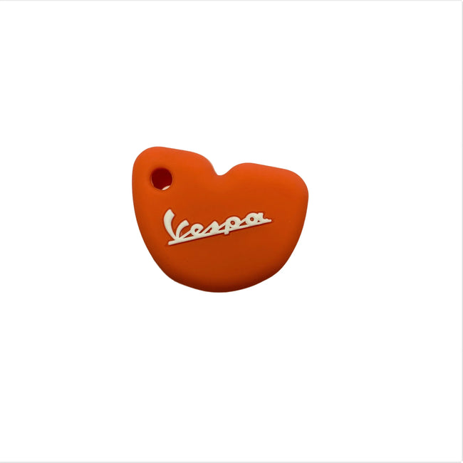 Key Cover Silicone Orange/White | Vespa Models Falan Parts 4.85 Falan Parts