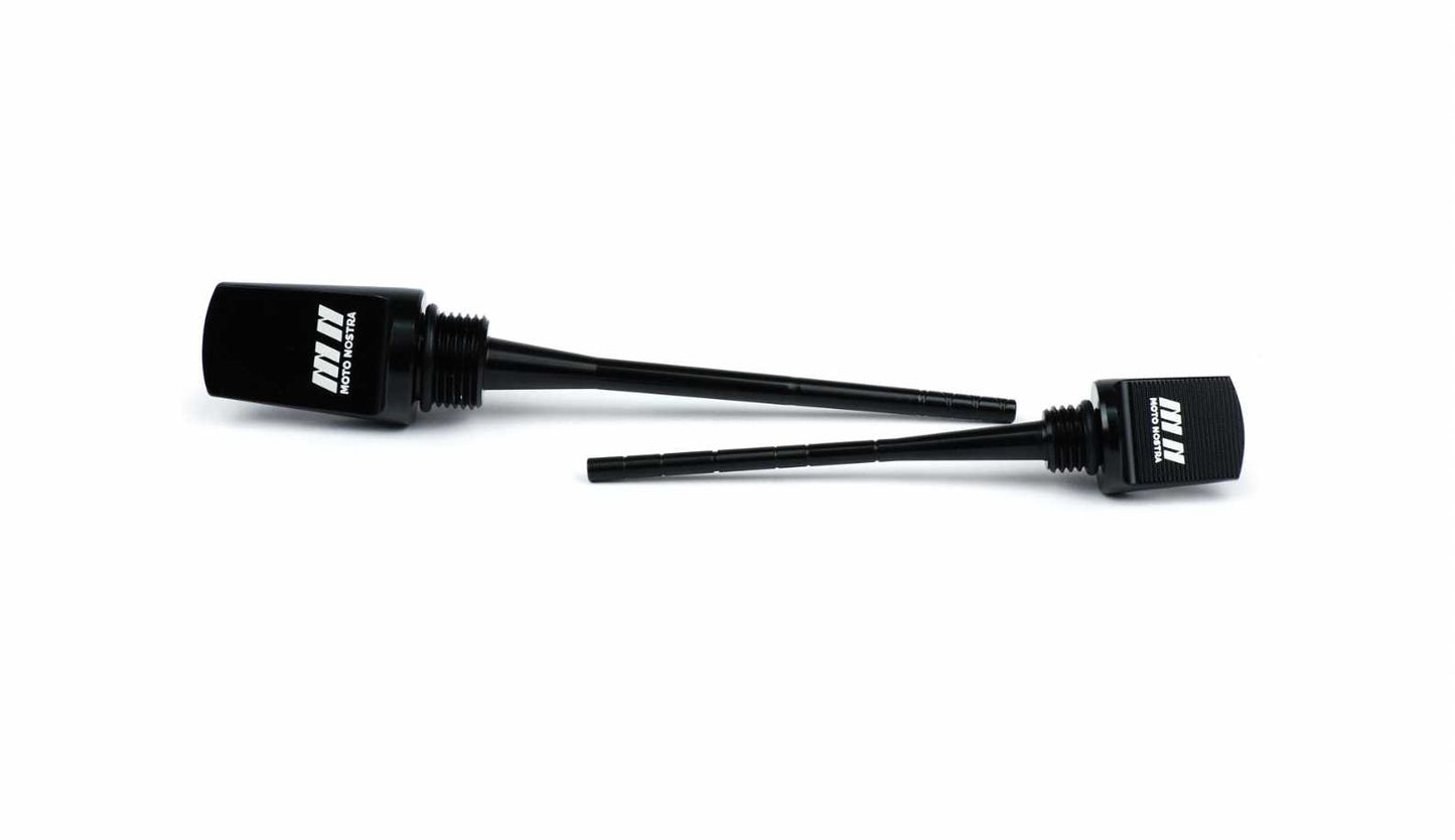 Kopie van CNC DipstSet Engine + Gearbox Oil MOTO NOSTRA Gloss Black | Vespa GTS HPE/GTS Super/GTS Super Sport 125-300cc MOTO NOSTRA Falan Parts