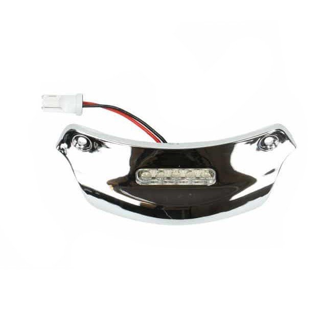 LED License Plate Light Chrome | Vespa Sprint / Primavera Falan Parts 34.95 Falan Parts