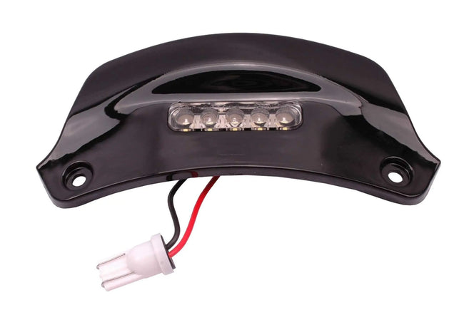 LED License Plate Light Gloss Black | Vespa Sprint/Primavera 50-150cc Falan Parts 24.95 Falan Parts
