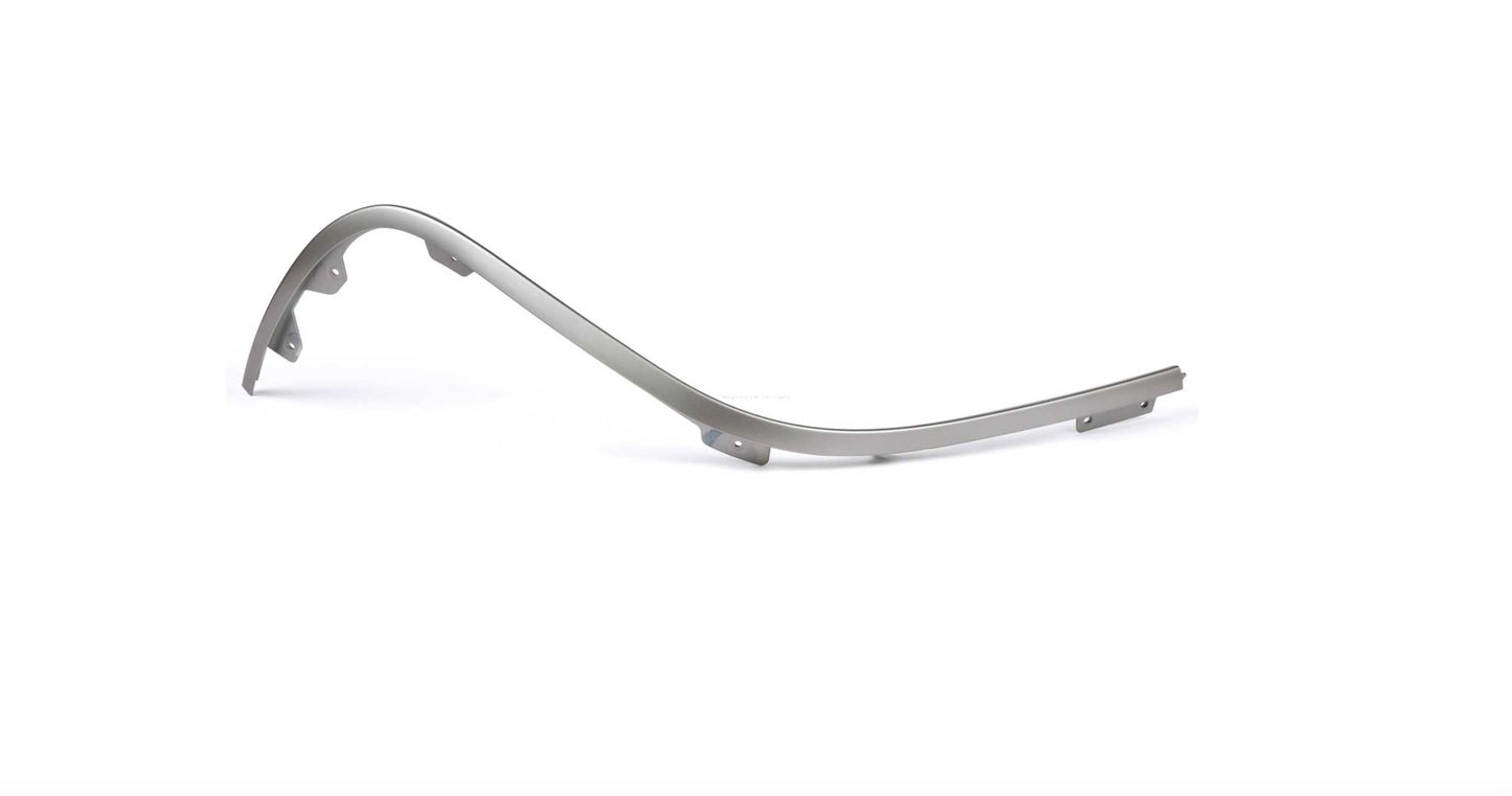 Leg shield beading left PIAGGIO silver grey | Vespa GTS 125-300cc Piaggio Falan Parts