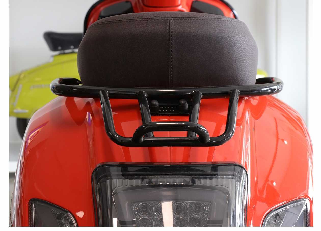 Luggage Carrier MOTO NOSTRA Gloss Black | Vespa GT/GTL/GTV/GTS/ 125-300cc MOTO NOSTRA Falan Parts