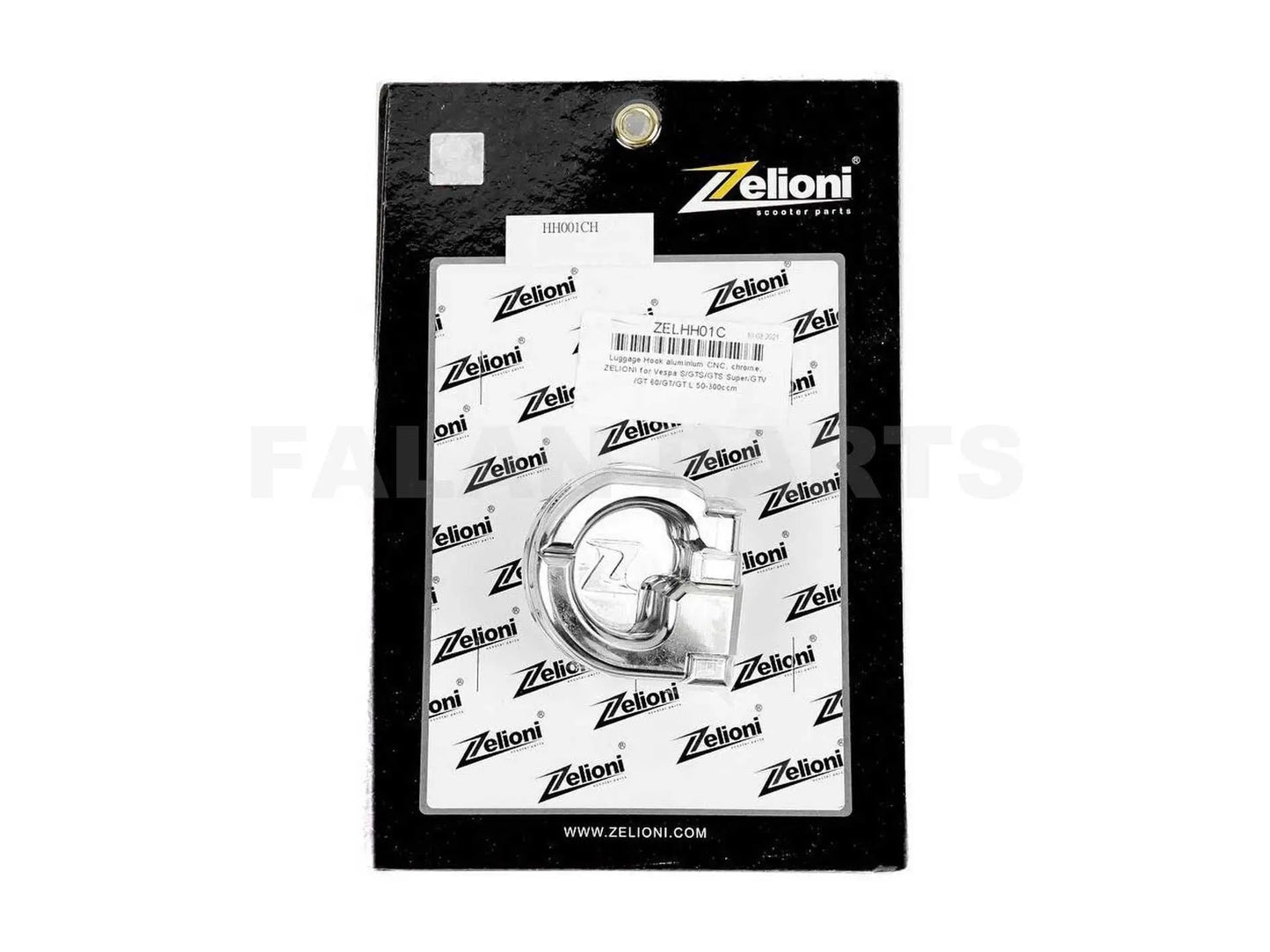 Luggage Hook ZELIONI | Vespa S/GTS/GTS Super/GTV/GT 60/GT/GT L 50-300cc Zelioni Falan Parts