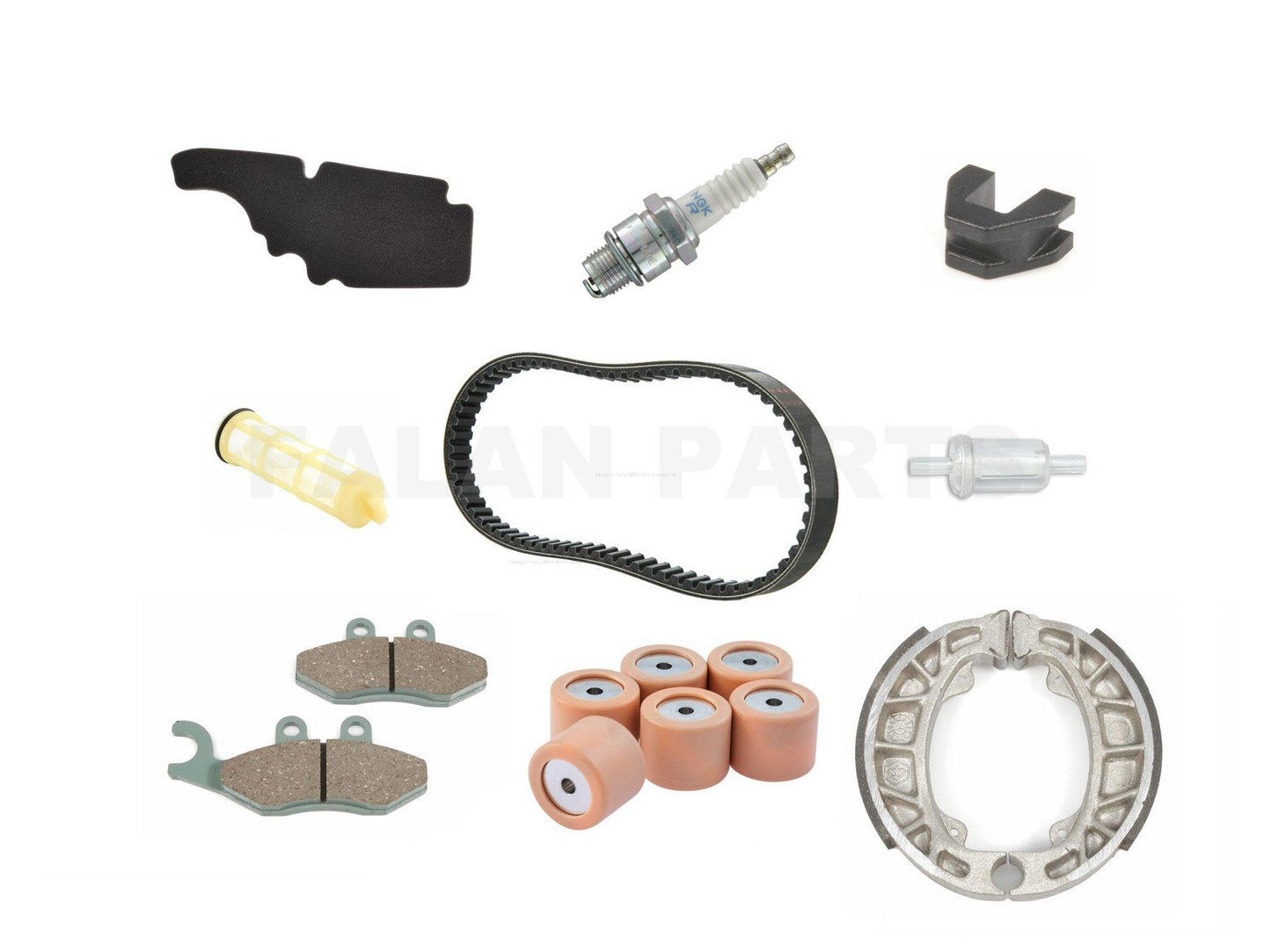 Maintenance Service Kit Piaggio | Vespa Sprint/Primavera 50cc 4V 4T Piaggio 92.66 Falan Parts