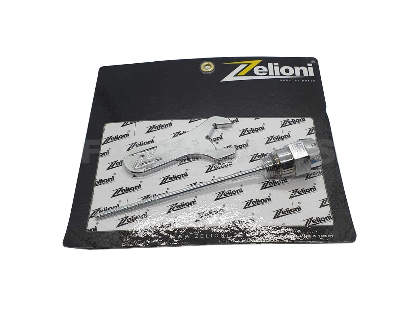 Oil Filler-Plug Bolt Silver Anodised Engine oil ZELIONI | Vespa Primavera/ Sprint 125-150cc i.e. 3V 4T AC Zelioni 55.93 Falan Parts