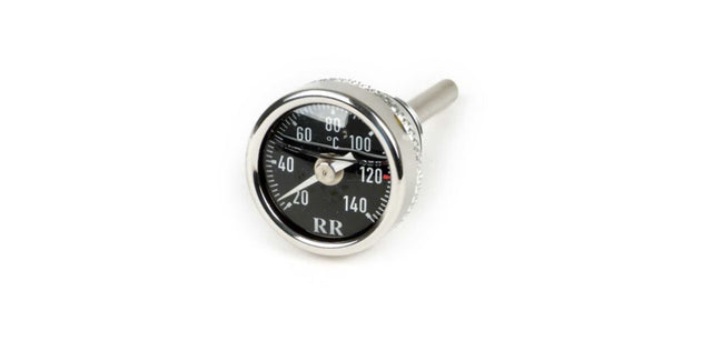 Oil temperature gauge RR black dial | Vespa GT/GTS/GTV/ GTL/S/ET4/ LX/LXV 125-300cc RR  Falan Parts