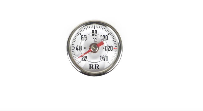 Oil temperature gauge RR white dial | Vespa GT/GTS/ GTV/GTL/ S/LX/LXV/ ET4 125-300cc RR  Falan Parts