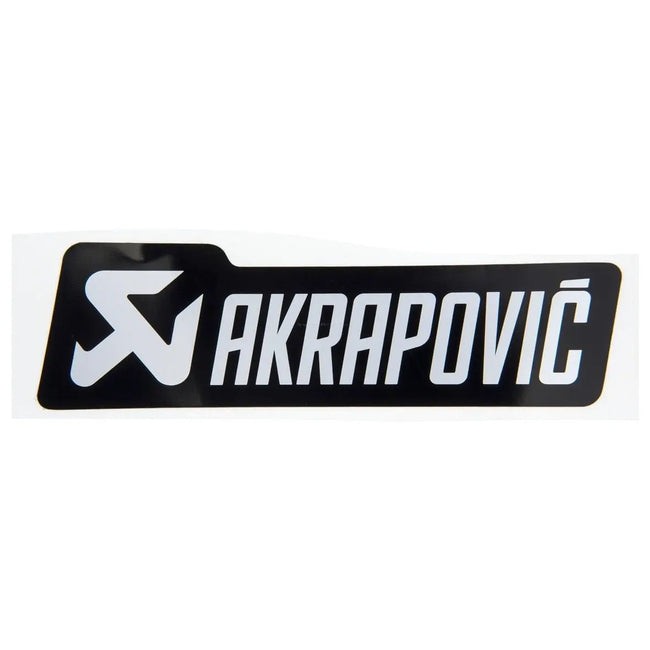 Original Sticker AKRAPOVIC black/silver Akrapovic 16.07 Falan Parts