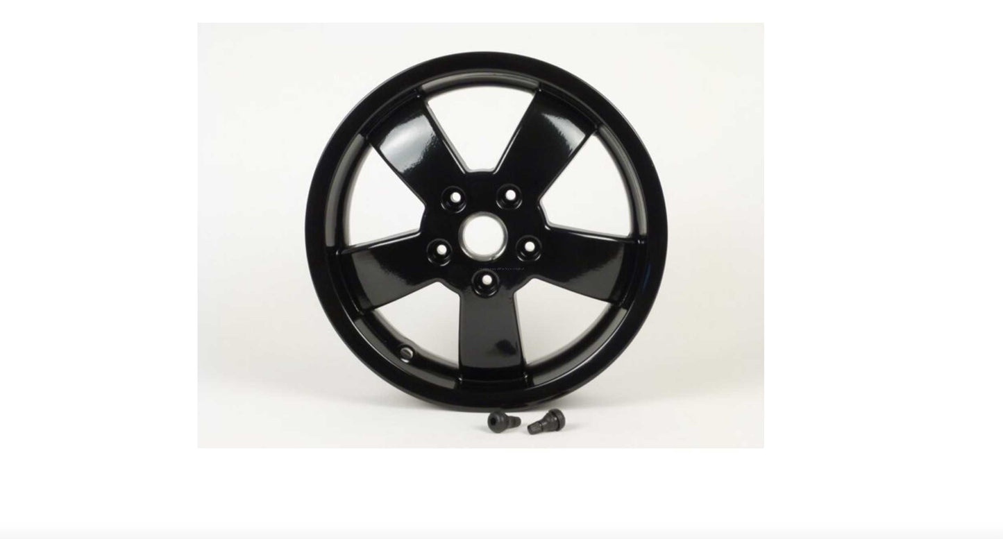Pair of rims PIAGGIO Super Sport 2017 black | Vespa GT/GTS/ GTV/ GTL 125-300cc Piaggio Falan Parts