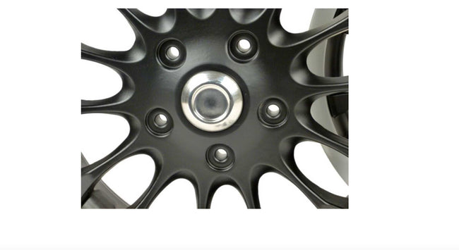 Pair of wheel rims including conversion kit PIAGGIO matt black silver | Vespa GT/GTS/ GTV/GTL 125-300cc Piaggio  Falan Parts