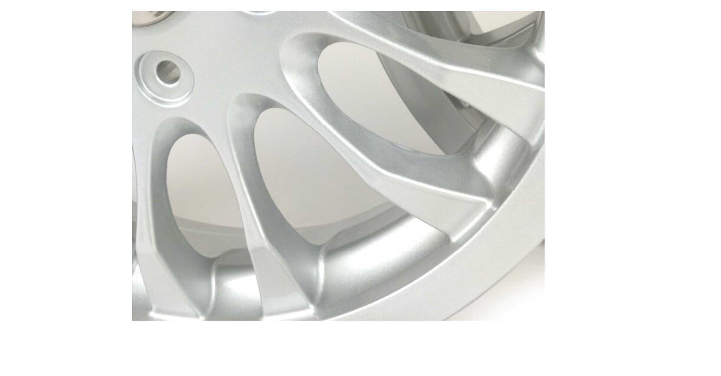 Pair of wheel rims including conversion kit PIAGGIO silver grey | Vespa GT/GTS/ GTV/GTL 125-300cc Piaggio Falan Parts