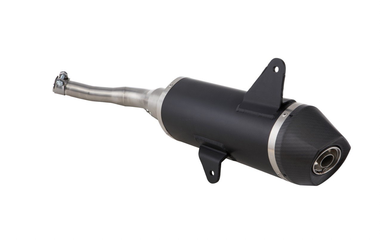 Racing Exhaust MALOSSI RX Black Edition | Vespa GTS Models 300cc (`16-`20) E4 Malossi 515.98 Falan Parts