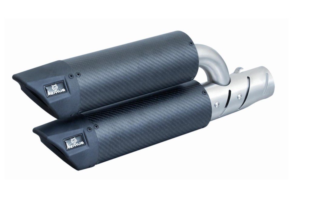 Racing Exhaust REMUS Dual Flow Carbon | Vespa GTS Models 300cc (`16-`18) E4 Remus 865.95 Falan Parts