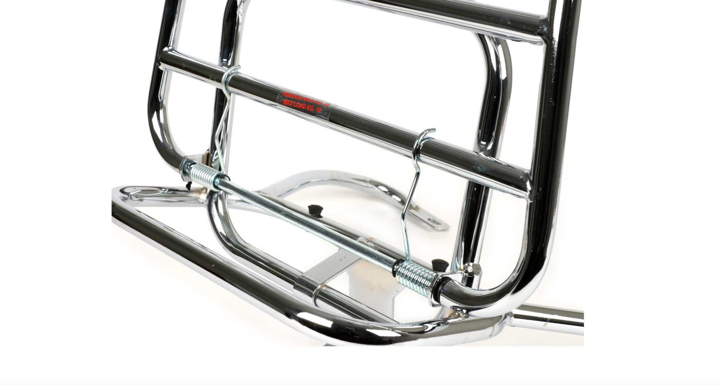 Rear rack CUPPINI chrome | Vespa GTS/GT 125-300cc CUPPINI Falan Parts