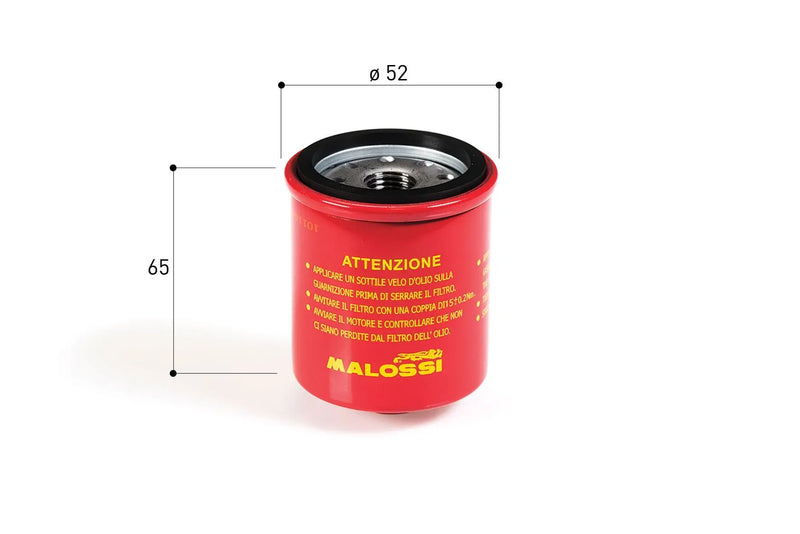 Red Chilli Oil Filter | Vespa LX/LXV/S/ Sprint/Primavera/ GTS 125/300 Malossi 9.90 Falan Parts