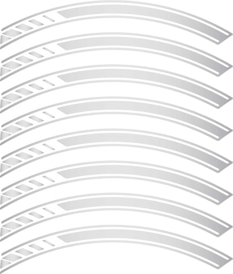 Rim Sticker Set Design 2 | Vespa Sprint/ Primavera/ Elettrica 50-150cc Falan Parts Falan Parts