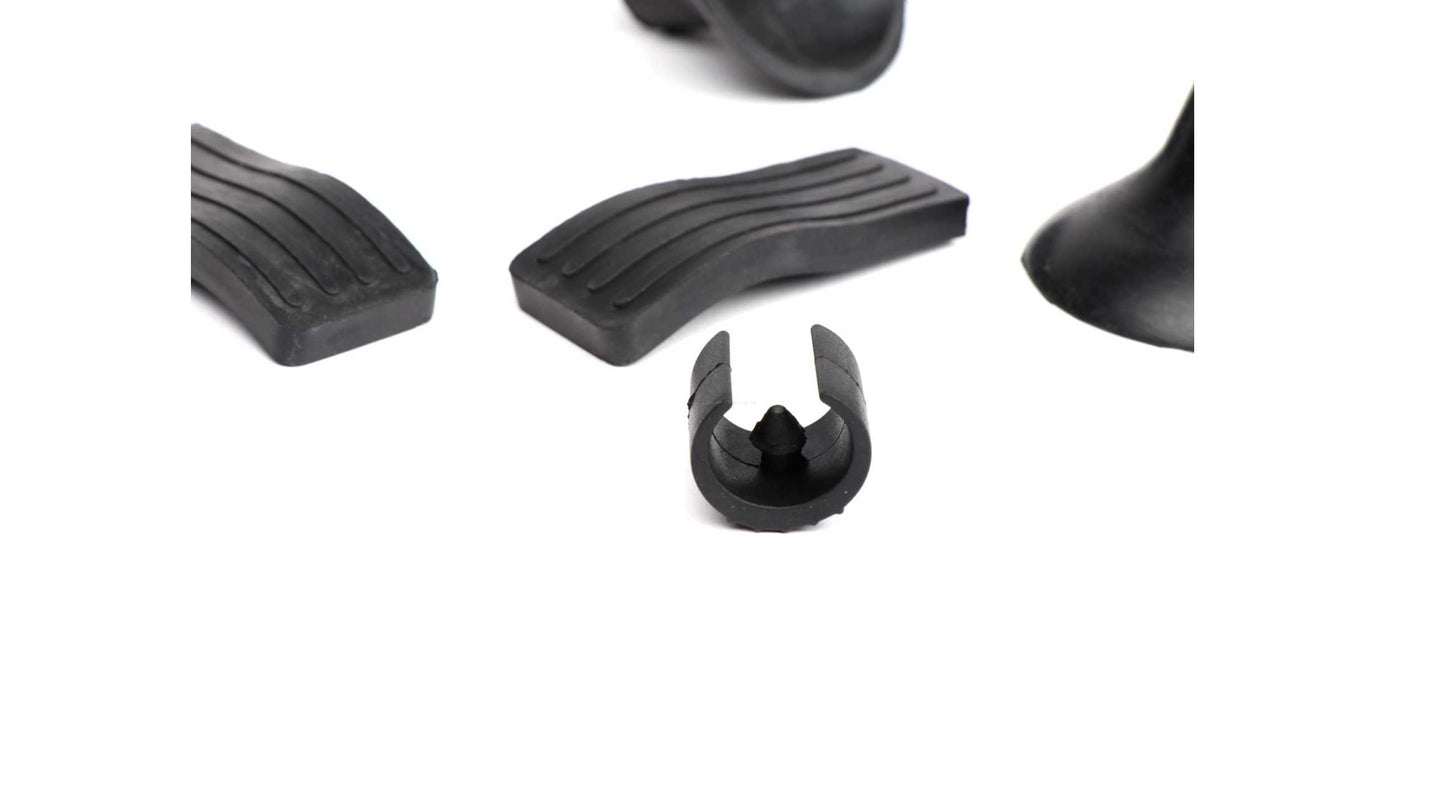 Rubber parts set foldable luggage carrier front | Vespa Smallframe/ Largeframe/ GTS/GTV Falan Parts Falan Parts