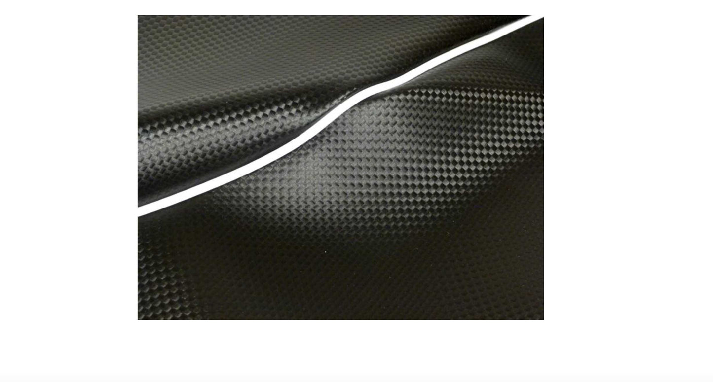 Seat cover XTREME black carbon style | Vespa GTS/GT/ GTV 125-300cc XTREME Falan Parts