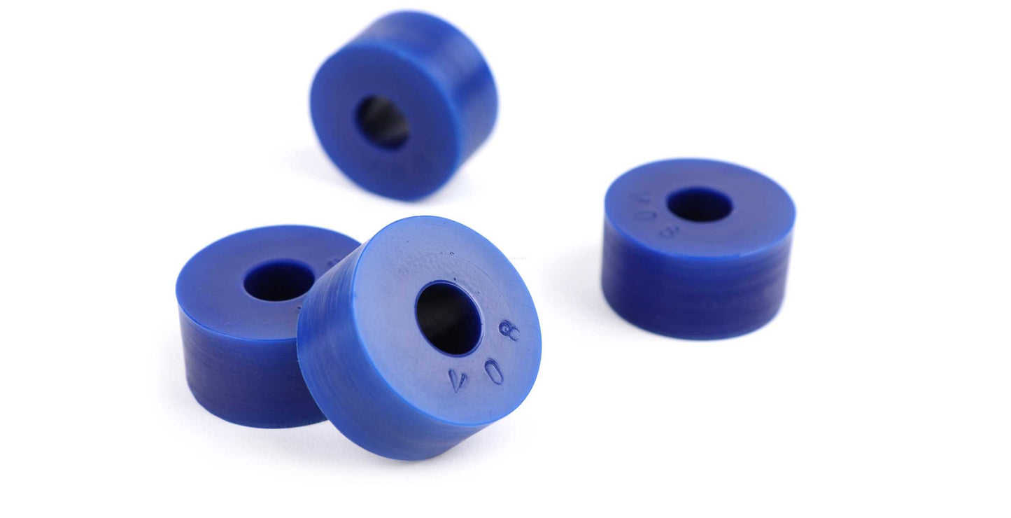 Silent block set for upper rear shock absorber CLAUSS STUDIOS | Vespa GT/GTS/ GTL/GTV/ LX/LXV/S/ COSA/ Sprint/ Primavera/ PK/ET2/ET4 125-300cc Clauss Studios Falan Parts