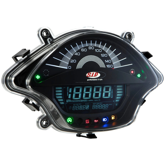 Speedometer/Rev Counter SIP Black | Vespa GTS/GTS Super 300 FL (`14-´16) SIP 269.55 Falan Parts