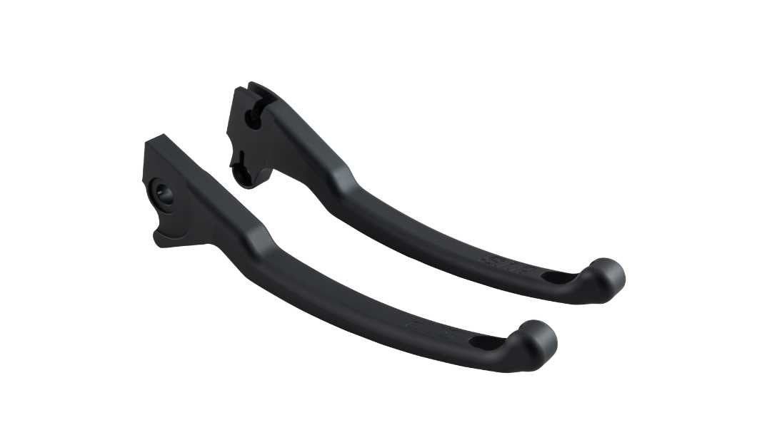 Sport Levers Set SIP Left & Right Matt Grey | Vespa LX/LXV/S/ Primavera/ Sprint 50-150cc SIP 54.99 Falan Parts