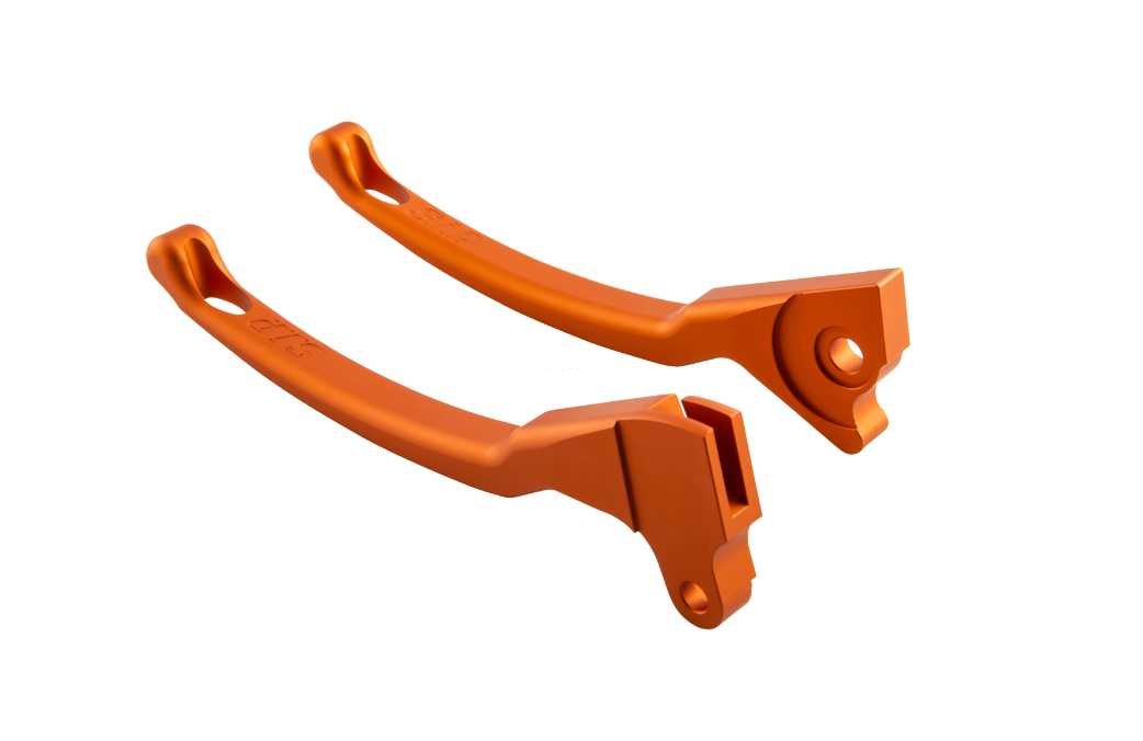 Sport Levers Set SIP Left & Right Matt Orange | Vespa LX/LXV/S/ Primavera/ Sprint 50-150cc SIP 54.99 Falan Parts
