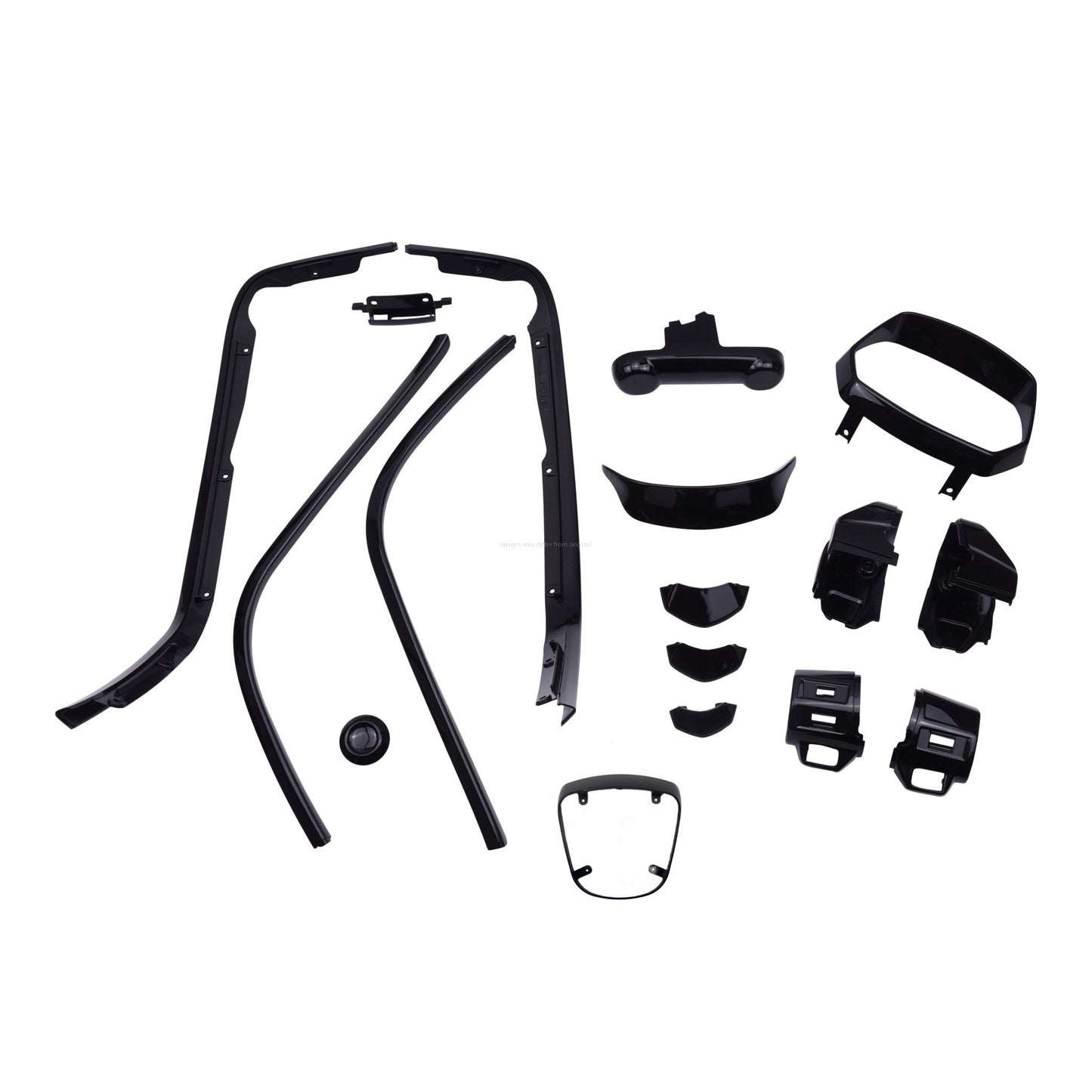 Styling Kit Gloss/Matt Black 17 Pieces | Vespa Sprint 18' Falan Parts 174.95 Falan Parts