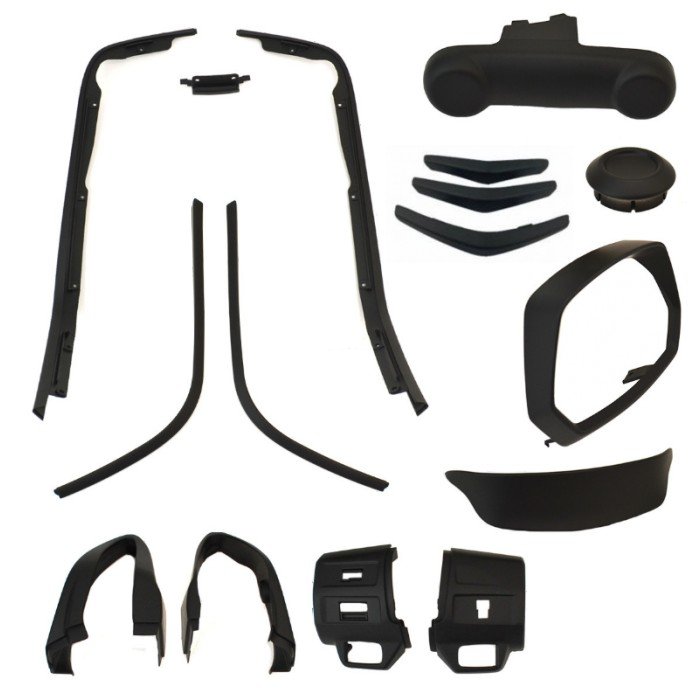 Styling kit Power1 Gloss/Matt Black | Vespa Sprint '18 Falan Parts 184.95 Falan Parts