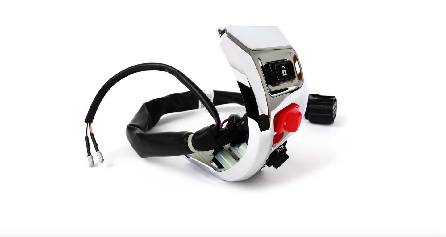 Switch unit right PIAGGIO chrome | Vespa GTS 300cc Piaggio Falan Parts