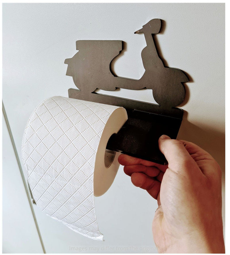 Toilet Paper Holder MRP with Vespa motif MRP 30.40 Falan Parts