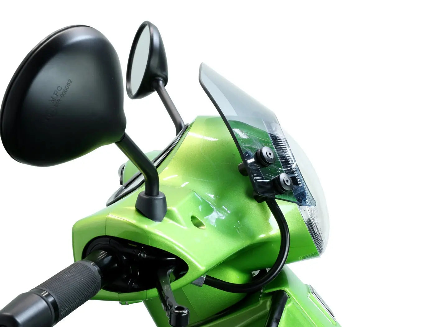 Windshield with Black Brackets MOTO NOSTRA | Vespa GTS Models 125-300cc MOTO NOSTRA 146.99 Falan Parts