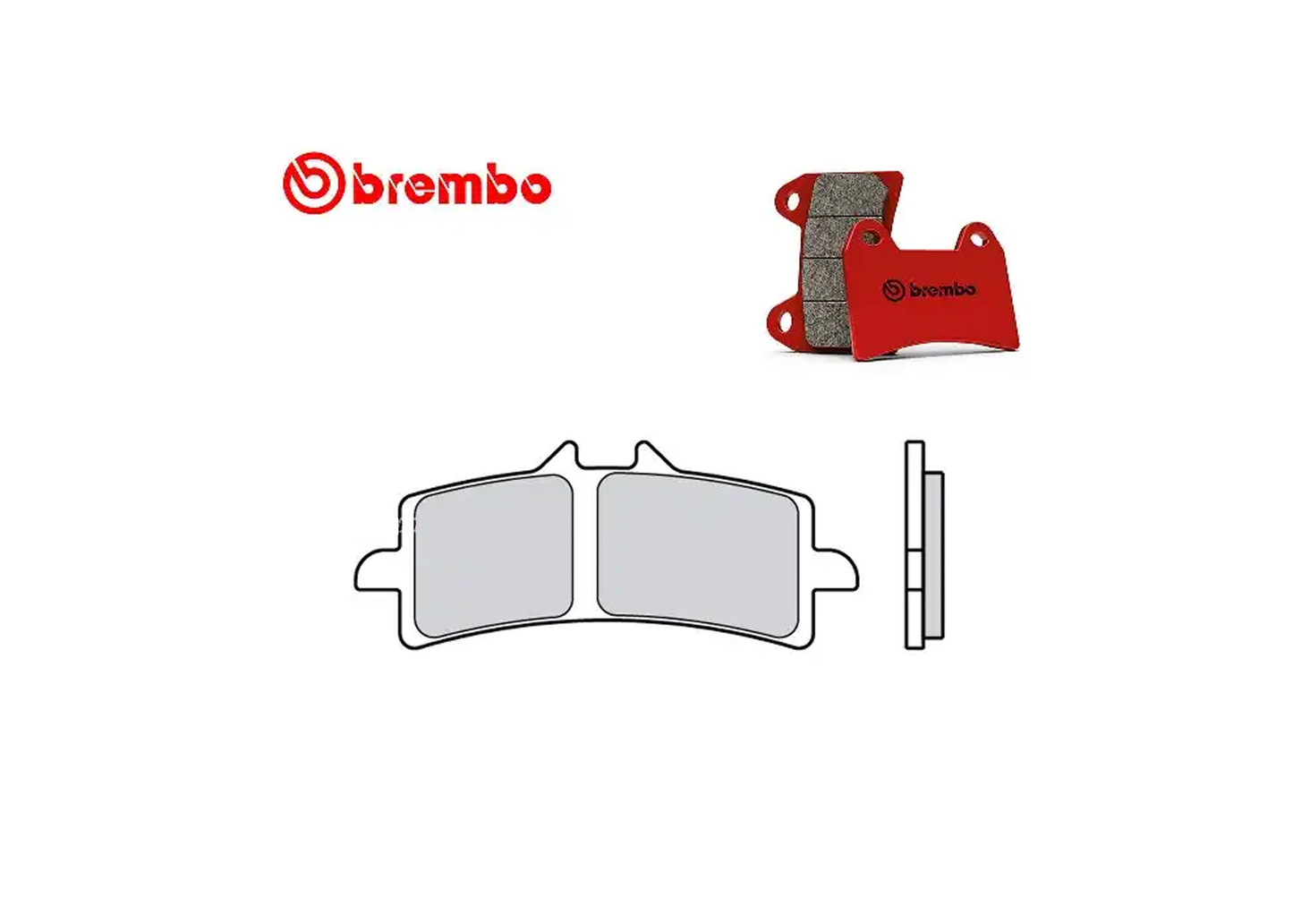Brembo Front Brake Pads SA Sintered | For Brembo Hypure Brembo  Falan Parts