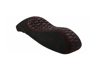 Custom Seat RS Design Black/Red Rosso Coraggioso FP Parts | Vespa GTS/GTS Super/GTV/GT 60/GT/GT L 125-310cc 4T LC FP Parts  Falan Parts