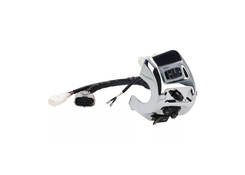 Switch Unit PIAGGIO Left Chrome | Vespa GTS/GTS Super 125/300cc (2023-) Piaggio  Falan Parts