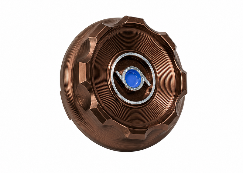 Hub Nut Cover 1O1 Factory Copper | Vespa ET2/ET4/LX/LXV/S/Primavera/Sprint/GTS/GTS Super/GTV/GT 60/GT/GT L 50-310cc 2T/4T 1O1 Factory  Falan Parts