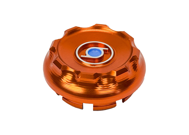 Hub Nut Cover 1O1 Factory Orange | Vespa ET2/ET4/LX/LXV/S/Primavera/Sprint/GTS/GTS Super/GTV/GT 60/GT/GT L 50-310cc 2T/4T 1O1 Factory  Falan Parts