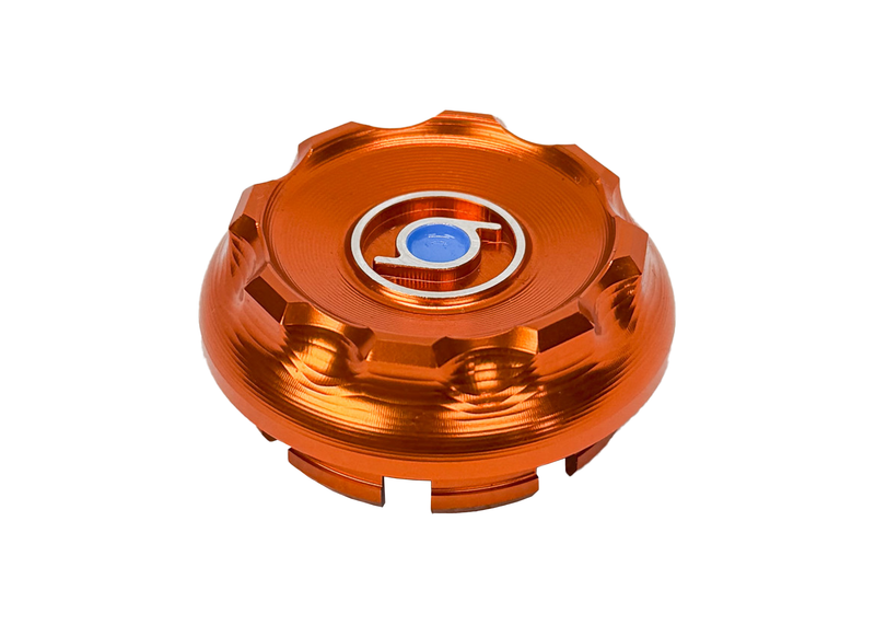 Hub Nut Cover 1O1 Factory Orange | Vespa ET2/ET4/LX/LXV/S/Primavera/Sprint/GTS/GTS Super/GTV/GT 60/GT/GT L 50-310cc 2T/4T 1O1 Factory  Falan Parts