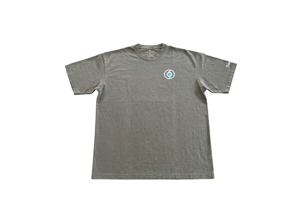 Age factory Tシャツ グレー T-Shirt 1O1 Factory Grey Washed | Oversized - Falan Parts