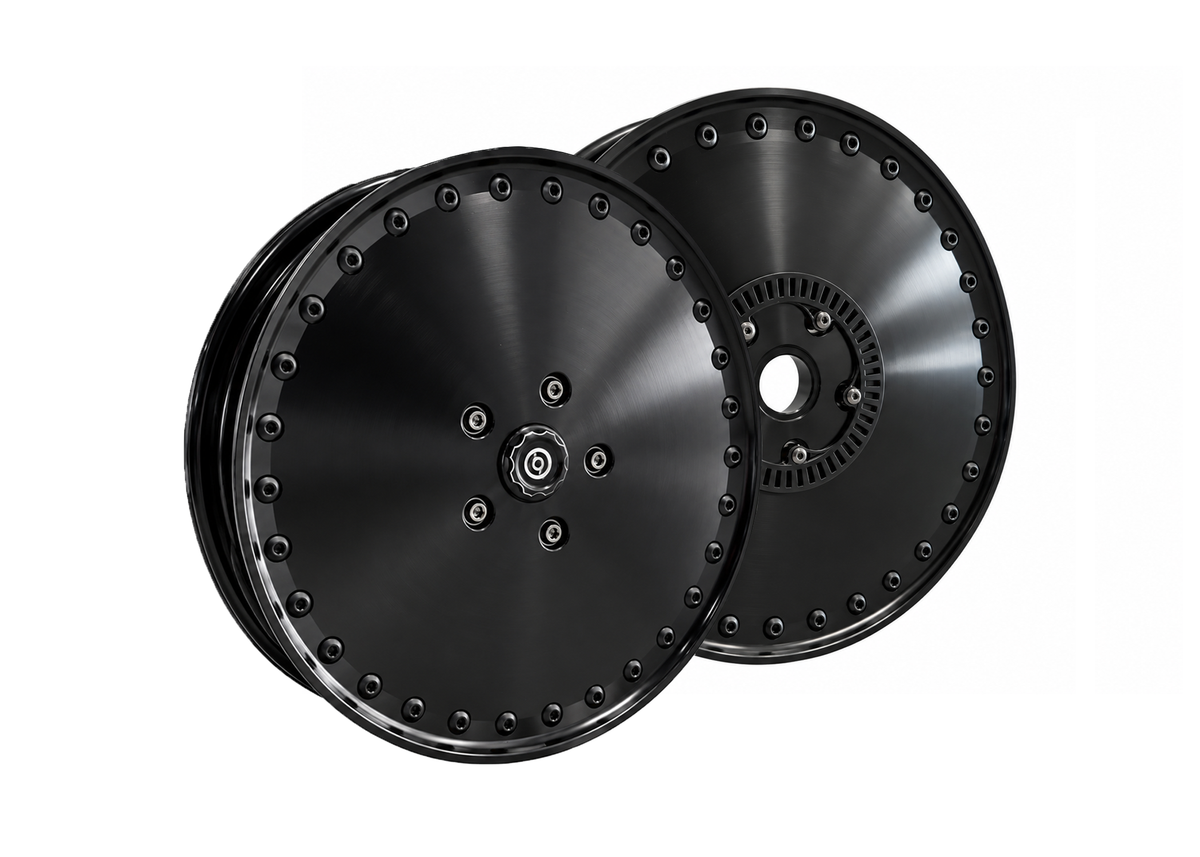 Rim Set CNC 1O1 Factory V.R.C Black | Vespa GTS/GTS Super/GTV/GT 60/GT/GT L 125-310cc 1O1 Factory  Falan Parts