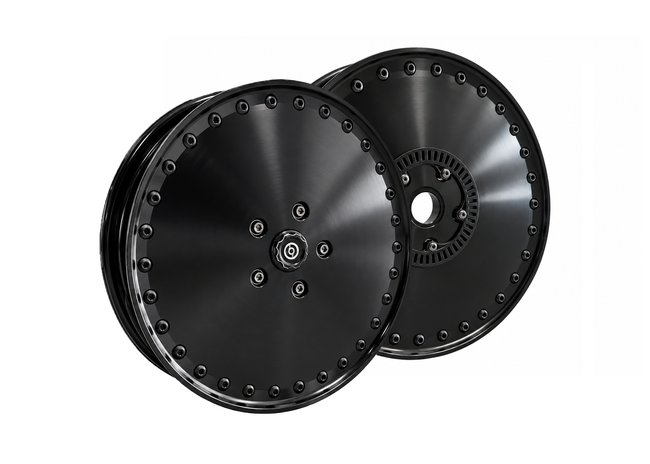 Rim Set CNC 1O1 Factory V.R.C Black | Vespa GTS/GTS Super/GTV/GT 60/GT/GT L 125-310cc 1O1 Factory  Falan Parts
