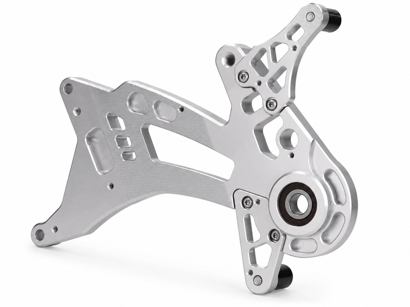 CNC Swing Arm TR Factory Silver | Vespa GTS/GTS Super/GTV/GT 60/GT L 125-310cc TR Factory  Falan Parts