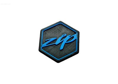 3D Logo Piaggio Custom Edition Blue | Piaggio ZIP Models FP Parts  Falan Parts