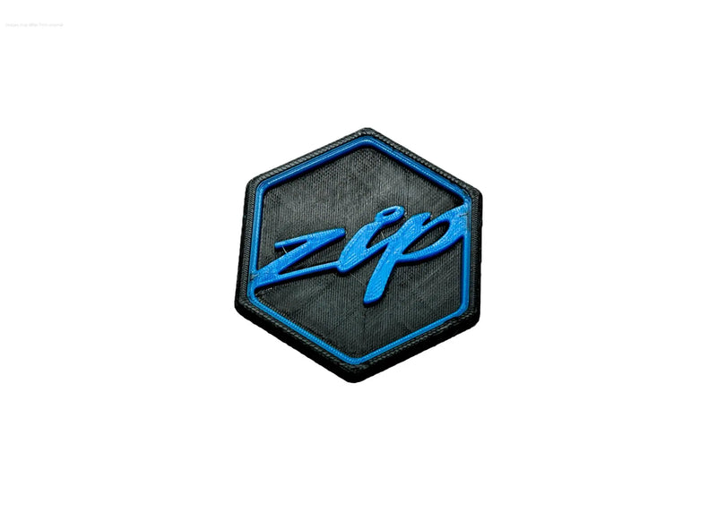 3D Logo Piaggio Custom Edition Blue | Piaggio ZIP Models Falan Parts  Falan Parts