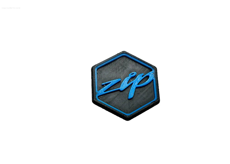 3D Logo Piaggio Custom Edition Blue | Piaggio ZIP Models Falan Parts  Falan Parts