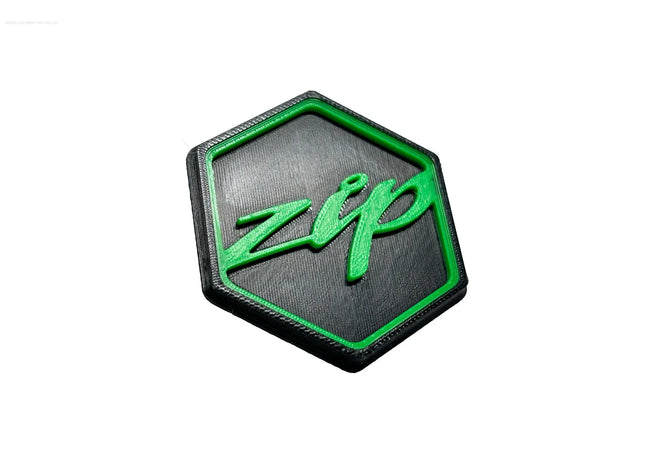 3D Logo Piaggio Custom Edition Green | Piaggio ZIP Models Falan Parts  Falan Parts