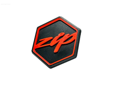 3D Logo Piaggio Custom Edition Red | Piaggio ZIP Models FP Parts  Falan Parts