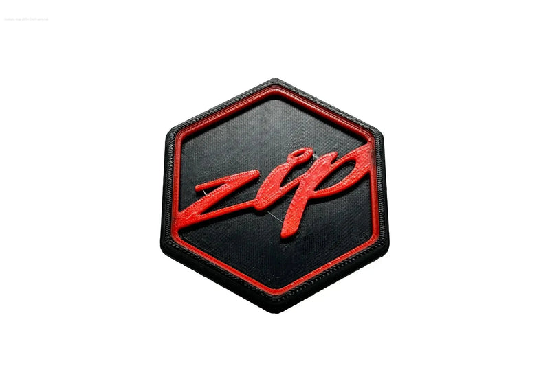3D Logo Piaggio Custom Edition Red | Piaggio ZIP Models FP Parts  Falan Parts